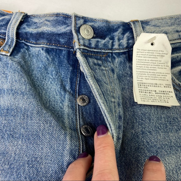 NEW Levis 501 Wild Dreaming Cut Off Shorts - Picture 8 of 11